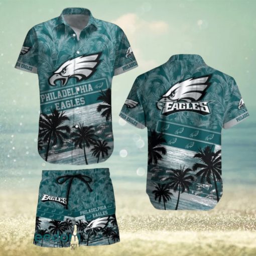 NFL 1 Philadelphia Eagles Tropical Combo Hawaiian And Short