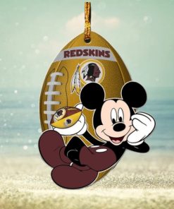 NFL Atlanta Falcons Xmas Tree Decorations Mickey Disney Custom Name Christmas Ornament