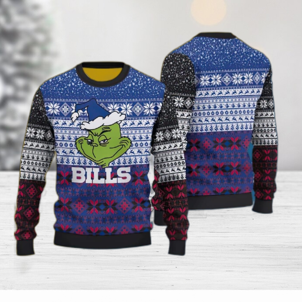 NFL Buffalo Bills The Grinch New Ugly Christmas Sweater For Men