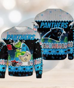 NFL Carolina Panthers Snowshoe Knitted Xmas Sweater For Men Women