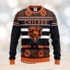 Merry Christmas Print Ugly Xmas Wool Knitted Sweater