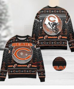 Chicago Bears Ugly Christmas Sweater| Bears Christmas Sweater| Chicago  Bears Sweater| Justin Fields Sweatshirt| Bears Sweatshirt