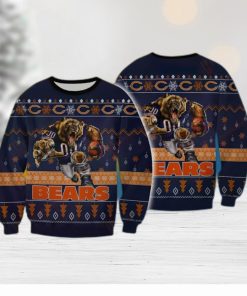 NFL Chicago Bears Star Knitted Xmas Sweater For Men Women