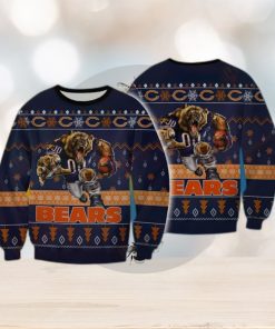 NFL Chicago Bears Star Knitted Xmas Sweater For Men Women