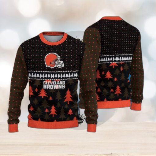 NFL Cleveland Browns Outwear Ugly Xmas Sweater For Men Women