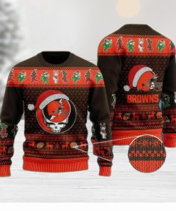 FOCO San Francisco 49ers NFL Mens Busy Block Snowfall Sweater