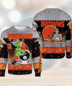 NFL Cleveland Browns Scarf Ugly Xmas Sweater For Men Women