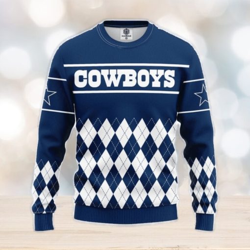 NFL Dallas Cowboys Limited Edition All Over Print 3D Sweater Xmas Christmas Gift