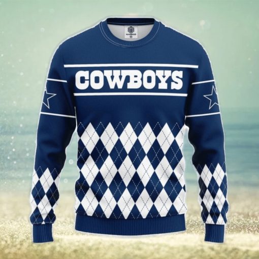 NFL Dallas Cowboys Limited Edition All Over Print 3D Sweater Xmas Christmas Gift