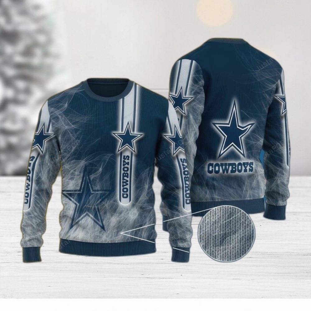 Dallas Cowboys Nfl Football Merry Christmas Red 3d Hoodie Dallas