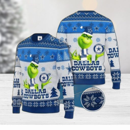 NFL Dallas Cowboys The Grinch Ugly Xmas Sweater