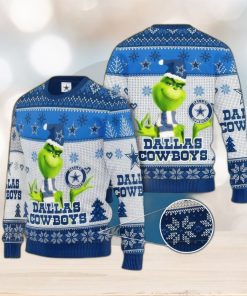 Dallas Cowboys Christmas Forrest Pattern Ugly Christmas Sweater