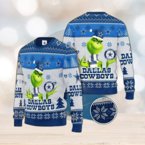 NFL Dallas Cowboys The Grinch Ugly Xmas Sweater