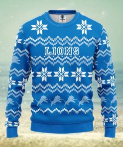 NFL Detroit Lions Limited Edition All Over Print 3D Sweater Christmas Gift For Fans