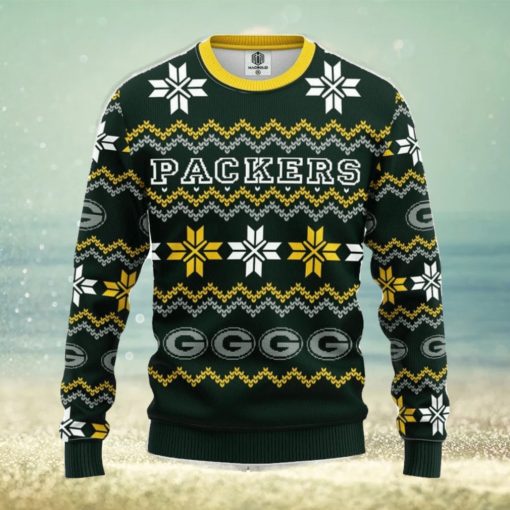 NFL Green Bay Packers Limited Edition 3D Sweater Christmas Gift For Sport Big Fans