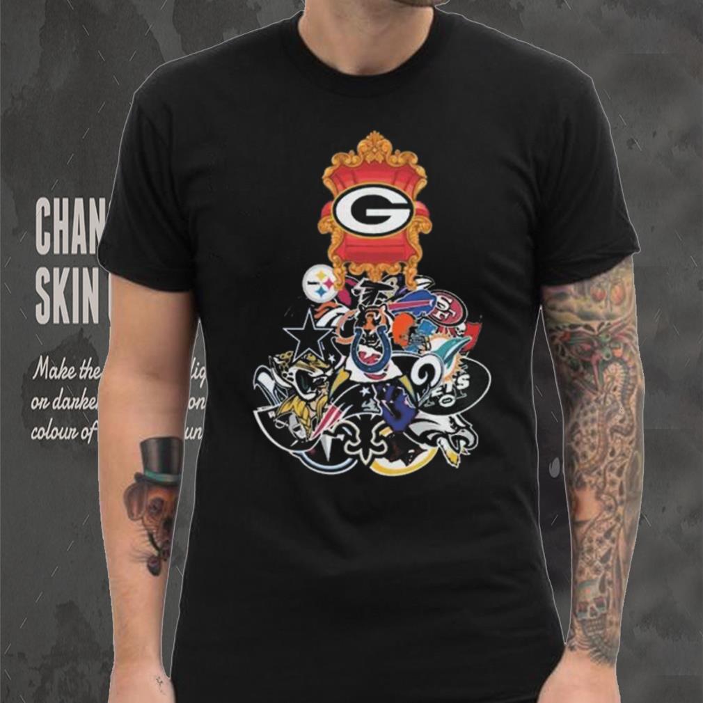 NFL Green Bay Packers The King On His Throne Football Shirt NFL Green Bay Packers The King On His Throne Football Shirt