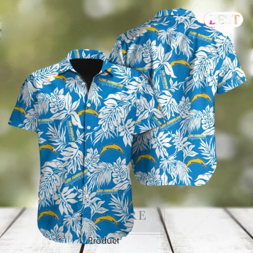 NFL Los Angeles Chargers Special Hawaiian Design Button Shirt