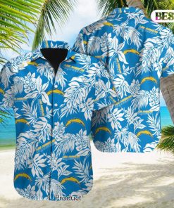 NFL Los Angeles Chargers Special Hawaiian Design Button Shirt