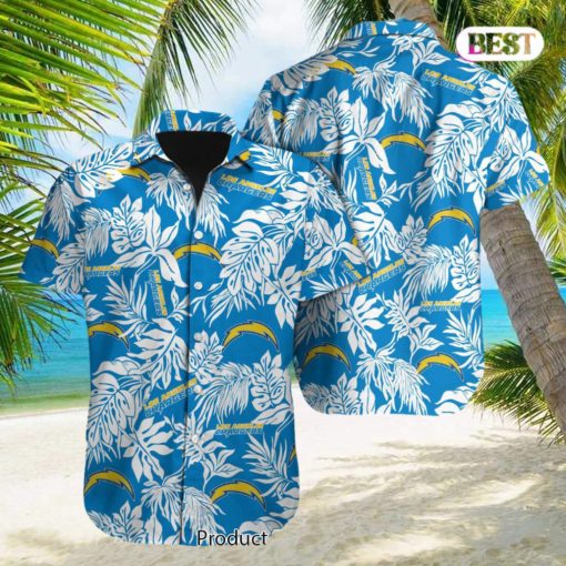 NFL Los Angeles Chargers Special Hawaiian Design Button Shirt