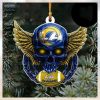Yellow Bulldozer Ornament