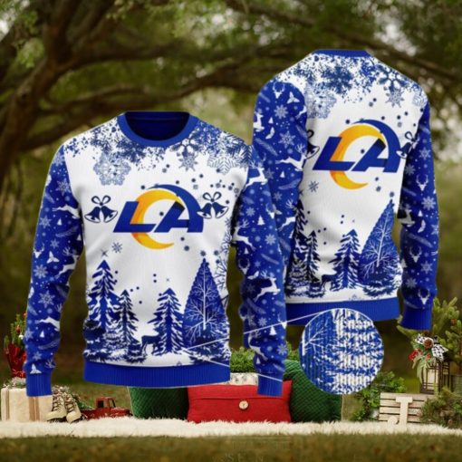 NFL Los Angeles Rams Special Forest Design Christmas Ugly Sweater Christmas Gift