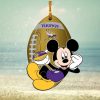 NFL Minnesota Vikings Football Xmas Custom Name Pine Tree Decorations Ornament