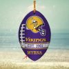 NFL Minnesota Vikings 2023 Xmas Mickey Custom Name Christmas Tree Decorations Ornament