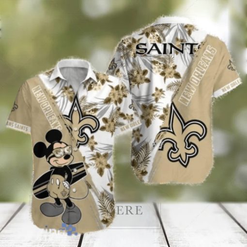 NFL New Orleans Saints Tropical Aloha Hawaiian Shirts Gift For Men And Women