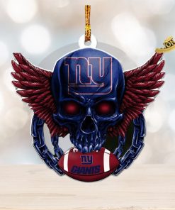 New York NY GIANTS Football Team Themed Helmet Christmas Ornament - 3 NICE