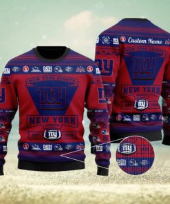 NFL New York Giants Logo New Style Personalized Knitted 3D Sweater