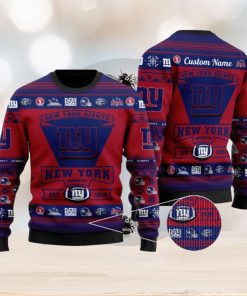 NFL New York Giants Logo New Style Personalized Knitted 3D Sweater