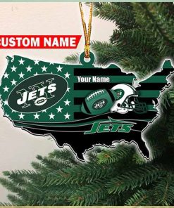 New York Jets Football Skull Logo Unique Christmas Ornament - Best Seller  Shirts Design In Usa