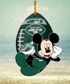 NFL New York Jets Flag Map US Personalized Christmas Ornaments - Banantees