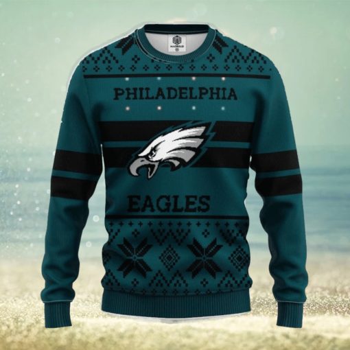 NFL Philadelphia Eagles Limited Edition All Over Print 3D Sweater Holiday Gift