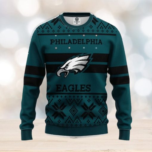 NFL Philadelphia Eagles Limited Edition All Over Print 3D Sweater Holiday Gift