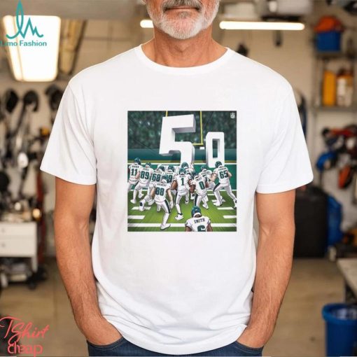 NFL Philadelphia Eagles The Brotherly Shove Is Undefeated Unisex T shirt