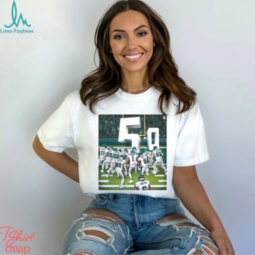 NFL Philadelphia Eagles The Brotherly Shove Is Undefeated Unisex T shirt