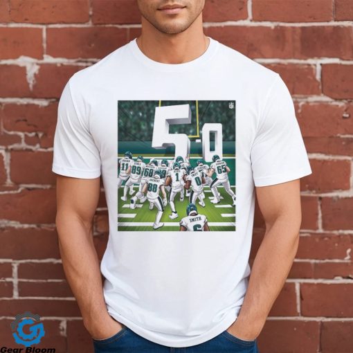 NFL Philadelphia Eagles The Brotherly Shove Is Undefeated Unisex T shirt