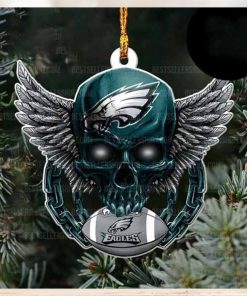 NFL Philadelphia Football Skull Logo Unique 2023 Christmas Ornament