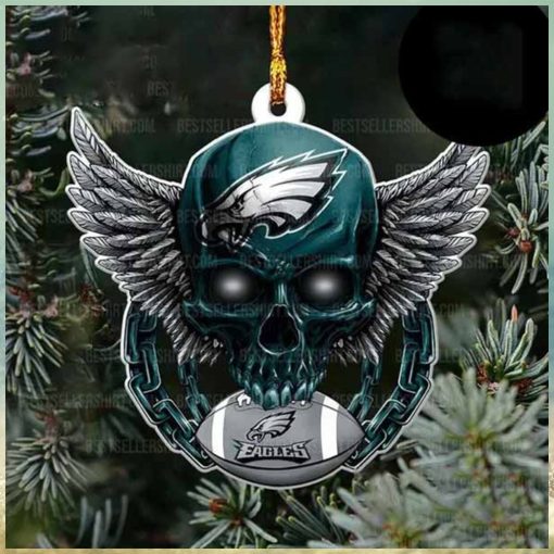NFL Philadelphia Football Skull Logo Unique 2023 Christmas Ornament