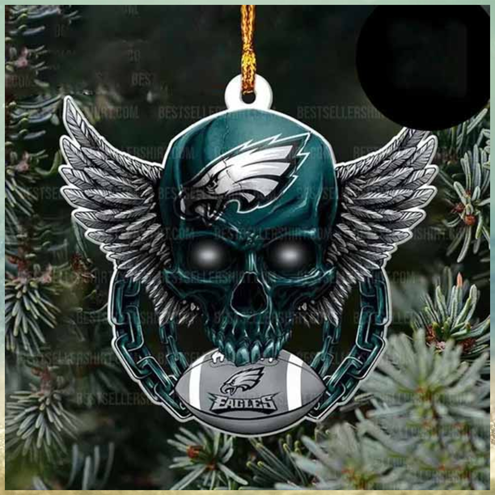 NFL Philadelphia Football Skull Logo Unique 2023 Christmas Ornament NFL Philadelphia Football Skull Logo Unique 2023 Christmas Ornament