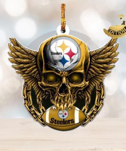 Pittsburgh Steelers 3D Cap SKULL NFL Custom Name 