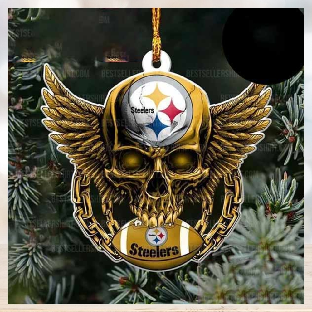 Pittsburgh Steelers 3 Americana Straw Hat Ornament New Christmas NFL  Sports Fan,   in 2023