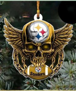 Nfl Pittsburgh Steelers 3d All Over Print Skull Hoodie Model 64 