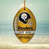 NFL Seattle Seahawks Football Xmas Custom Name Tree Decorations Ornament