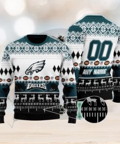 NFL Pittsburgh Steelers Playing Field Ugly Christmas Custom Number And Name