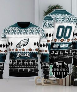 NFL Pittsburgh Steelers Playing Field Ugly Christmas Custom Number And Name