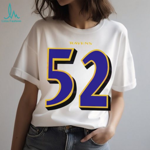 NFL Ray Lewis 52 Baltimore Raven shirt