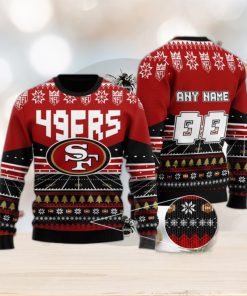 San Francisco 49ers Dear Santa Light Up Sweater FOCO