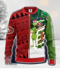 Personalized Funny Christmas The Grinch San Francisco 49ers NFL I